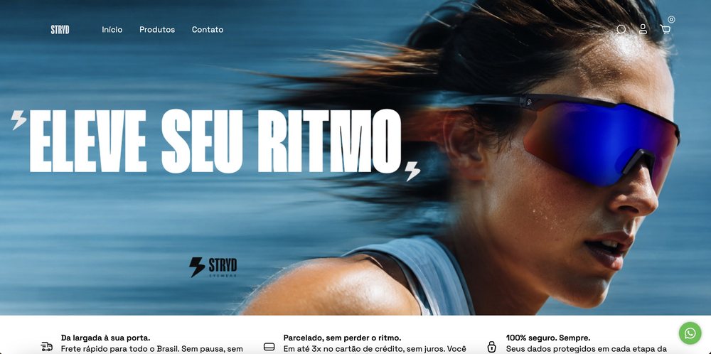 Home do site STRYD Eyewear